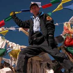 Jerome Ryan on Larkya La (5213m) trekking Around Manaslu